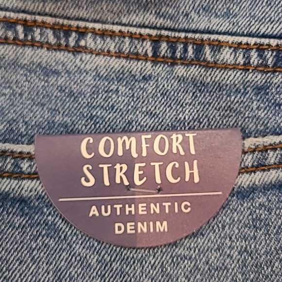 NWT "INDIGO RISING SUPER HIGH-RISE 90s SKINNY Jeans! - Picture 5 of 6